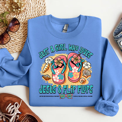 Just A Girl Who Loves Jesus & Flip Flops 01