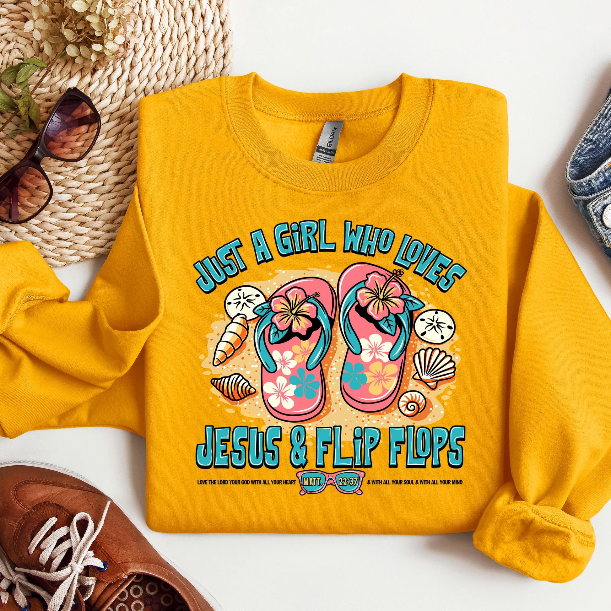 Just A Girl Who Loves Jesus & Flip Flops 01