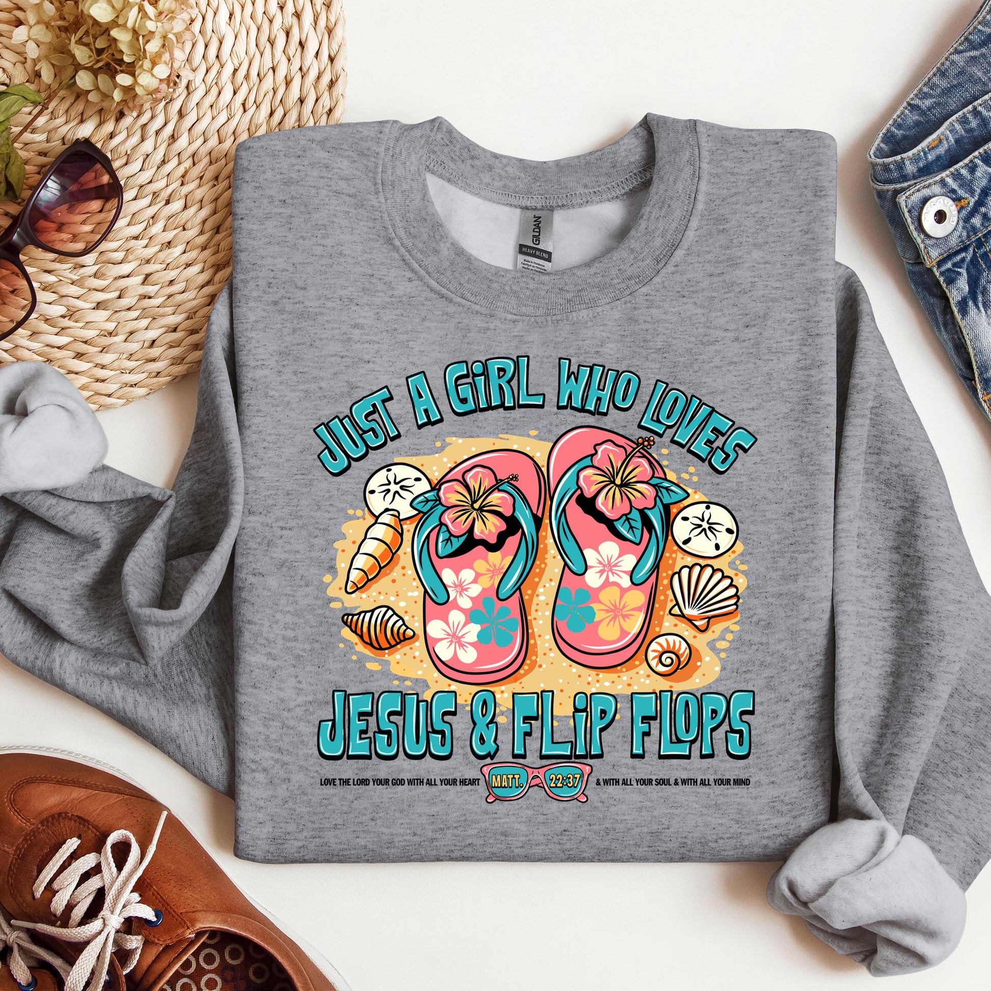 Just A Girl Who Loves Jesus & Flip Flops 01