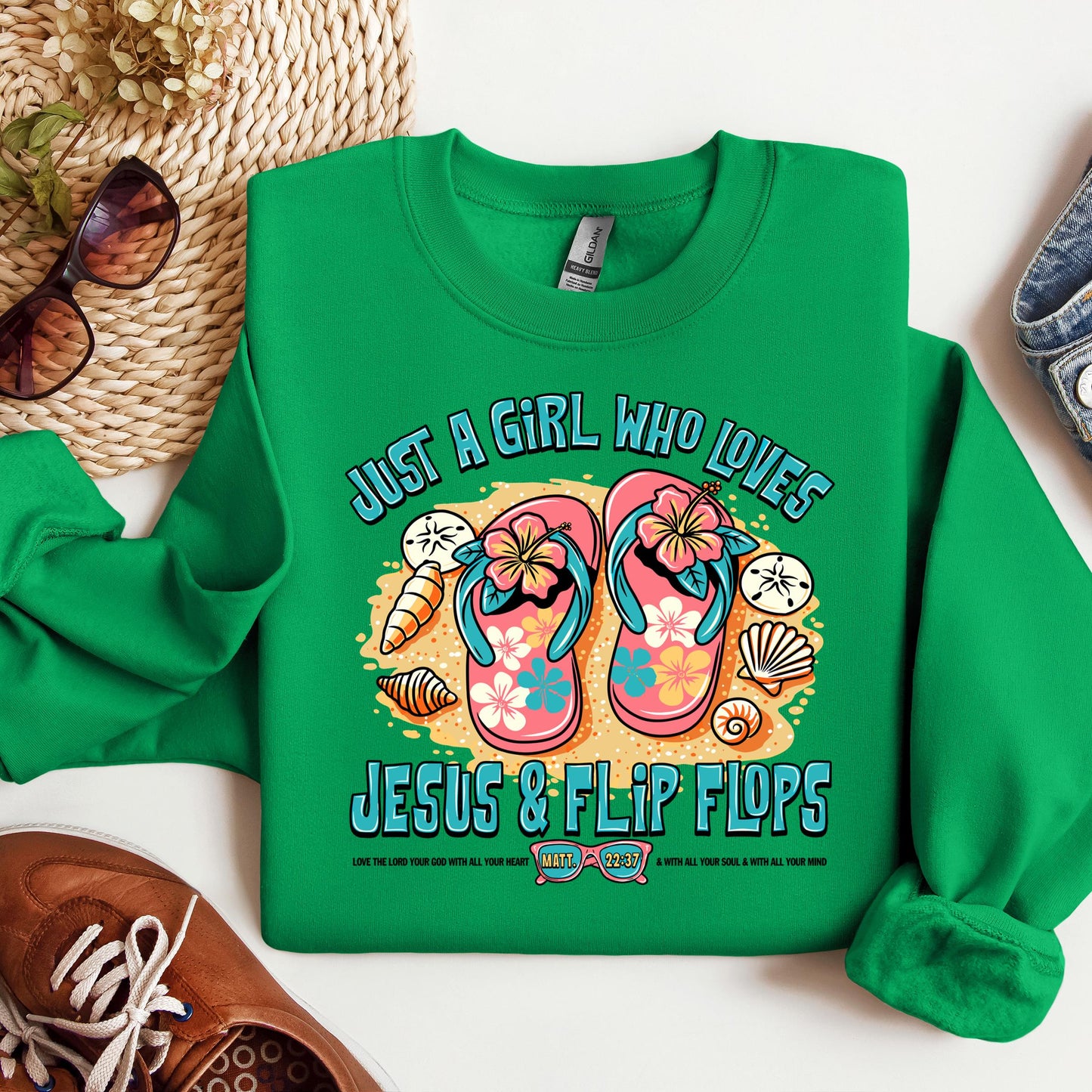 Just A Girl Who Loves Jesus & Flip Flops 01