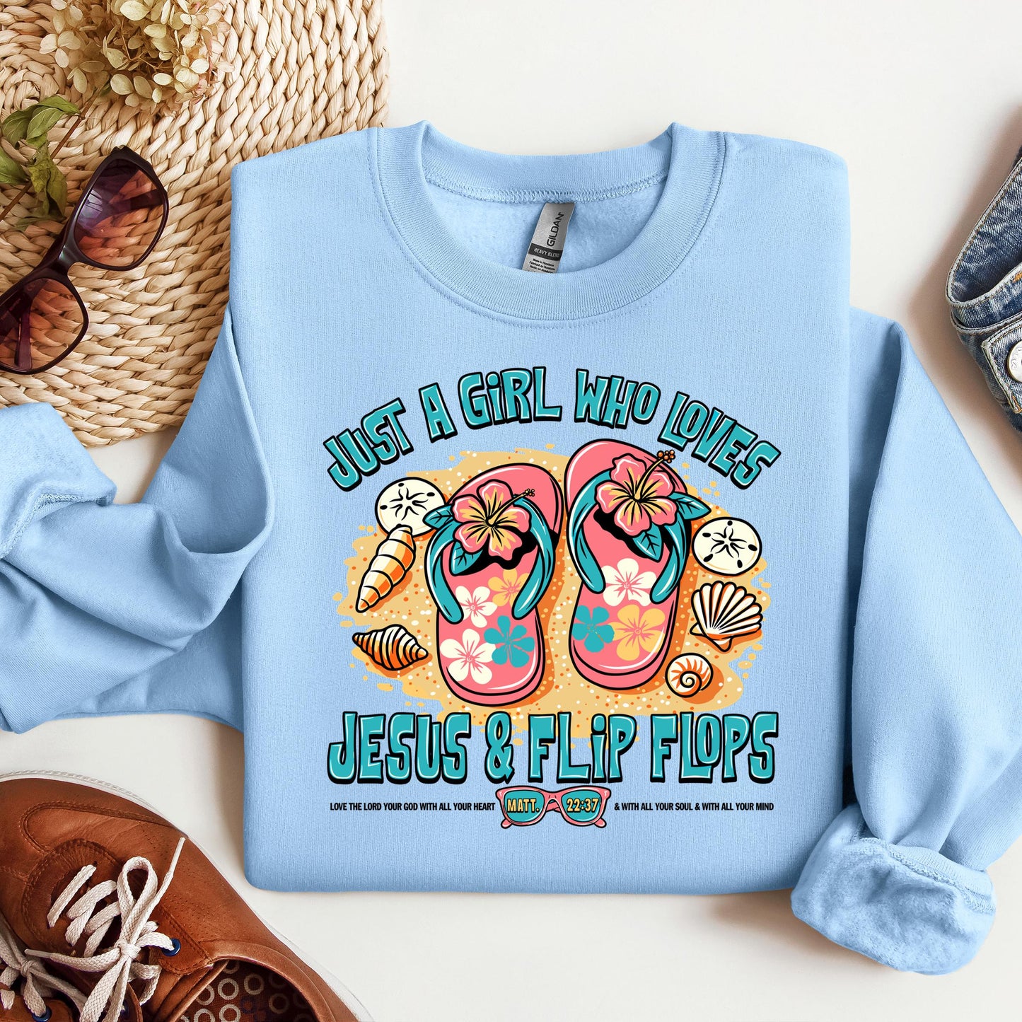 Just A Girl Who Loves Jesus & Flip Flops 01