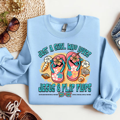 Just A Girl Who Loves Jesus & Flip Flops 01