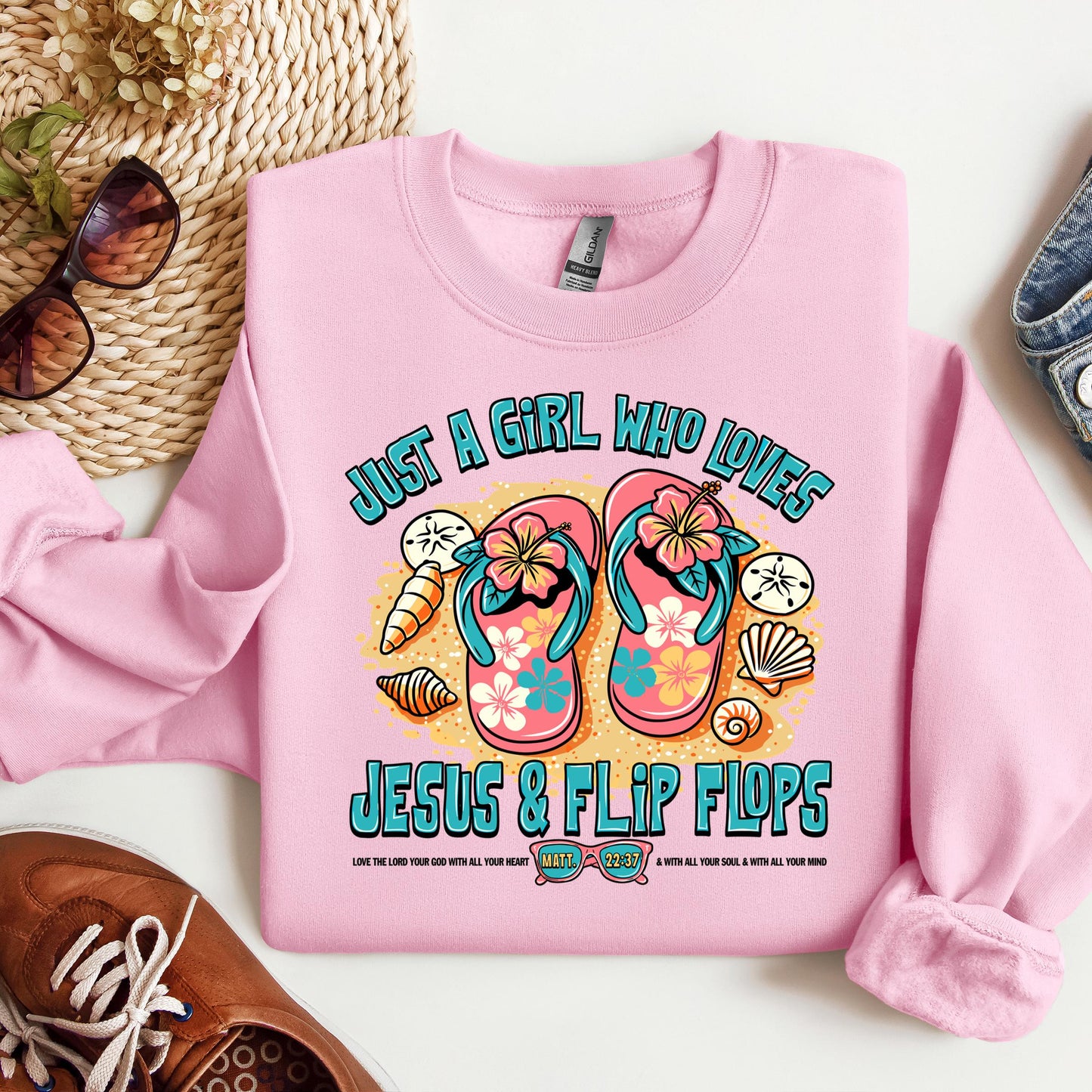 Just A Girl Who Loves Jesus & Flip Flops 01