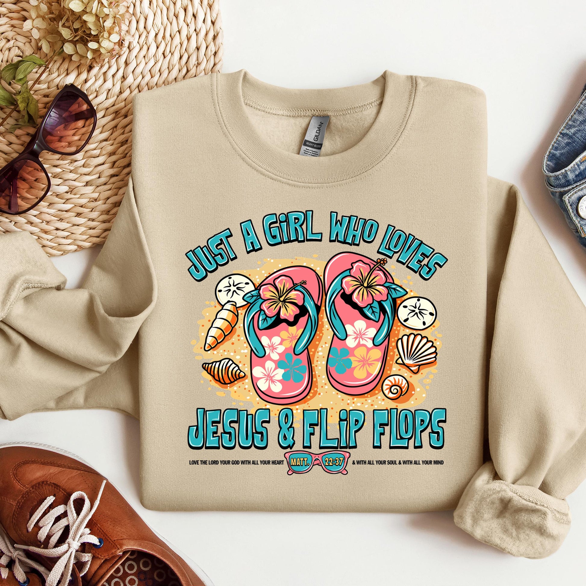 Just A Girl Who Loves Jesus & Flip Flops 01