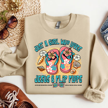 Just A Girl Who Loves Jesus & Flip Flops 01