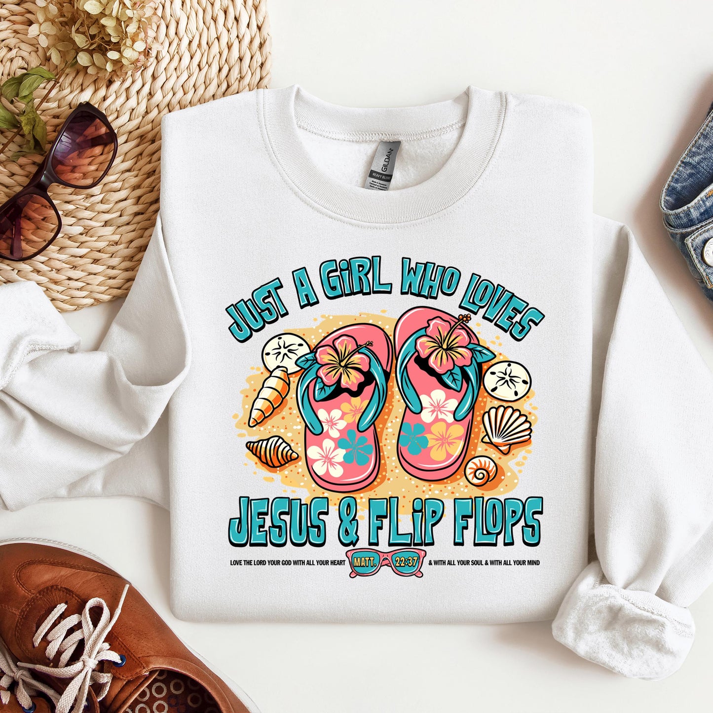 Just A Girl Who Loves Jesus & Flip Flops 01