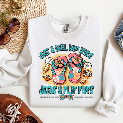Just A Girl Who Loves Jesus & Flip Flops 01