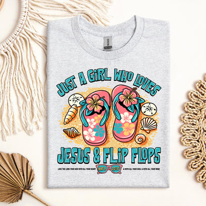 Just A Girl Who Loves Jesus & Flip Flops 01