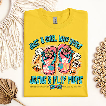 Just A Girl Who Loves Jesus & Flip Flops 01