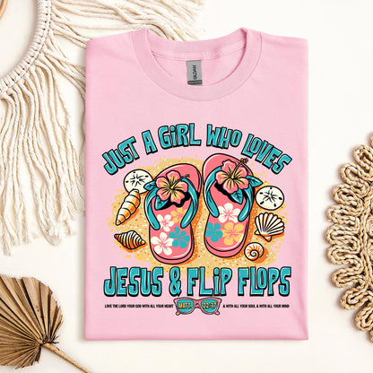 Just A Girl Who Loves Jesus & Flip Flops 01