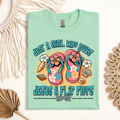 Just A Girl Who Loves Jesus & Flip Flops 01