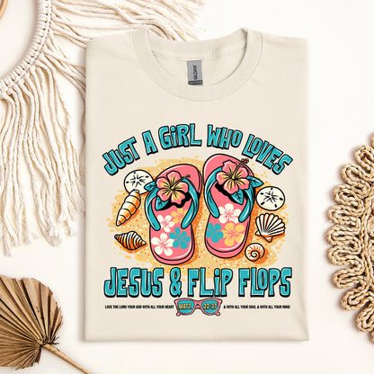 Just A Girl Who Loves Jesus & Flip Flops 01