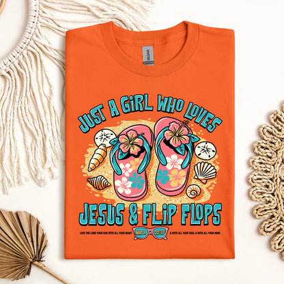 Just A Girl Who Loves Jesus & Flip Flops 01