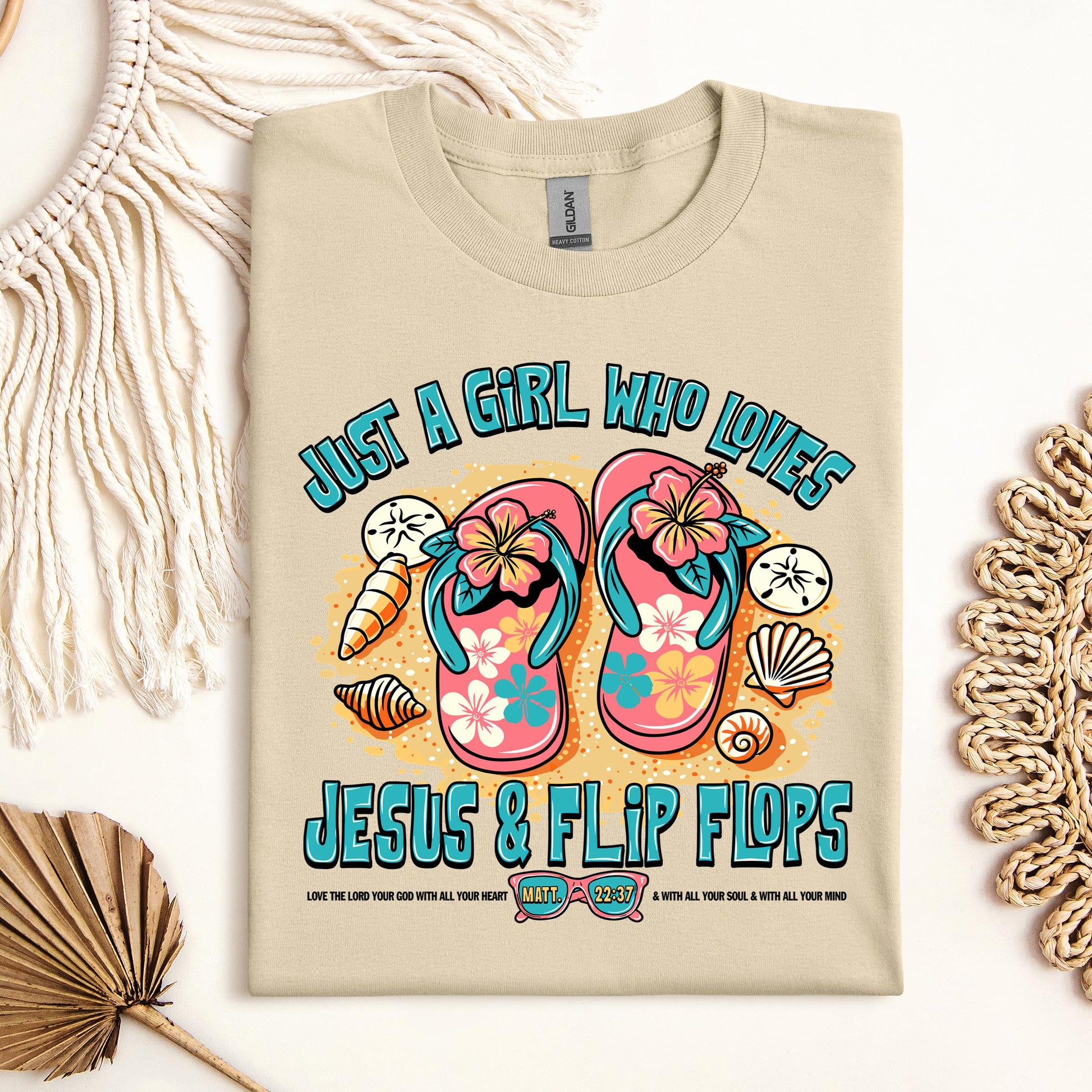 Just A Girl Who Loves Jesus & Flip Flops 01