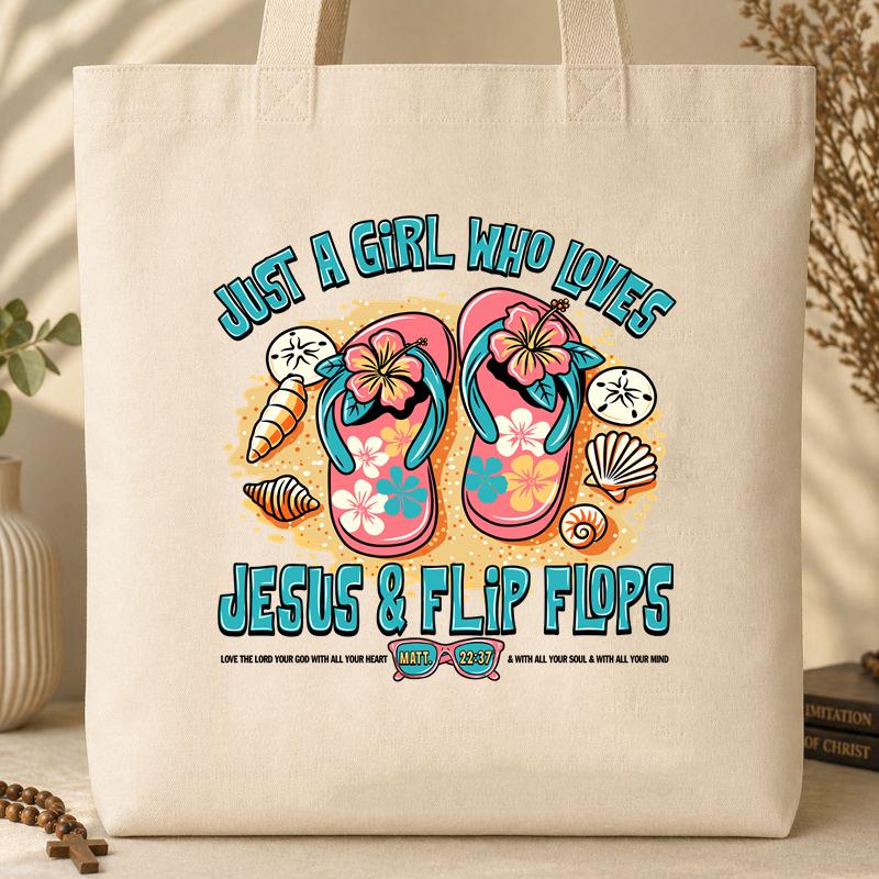 Just A Girl Who Loves Jesus & Flip Flops 01