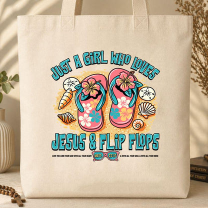 Just A Girl Who Loves Jesus & Flip Flops 01