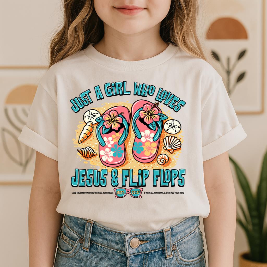 Just A Girl Who Loves Jesus & Flip Flops 01
