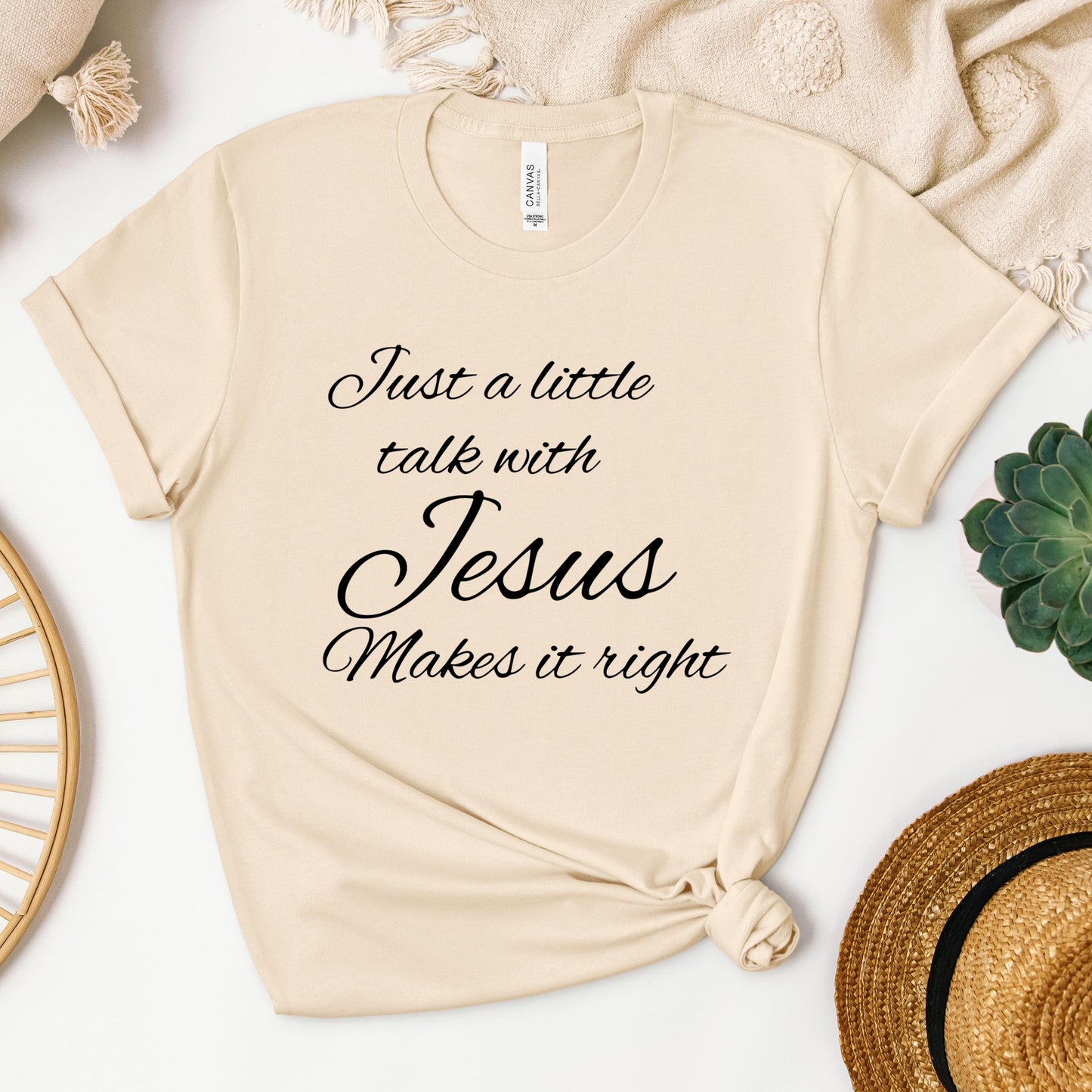 Just A Little Talk With Jesus Makes It Right