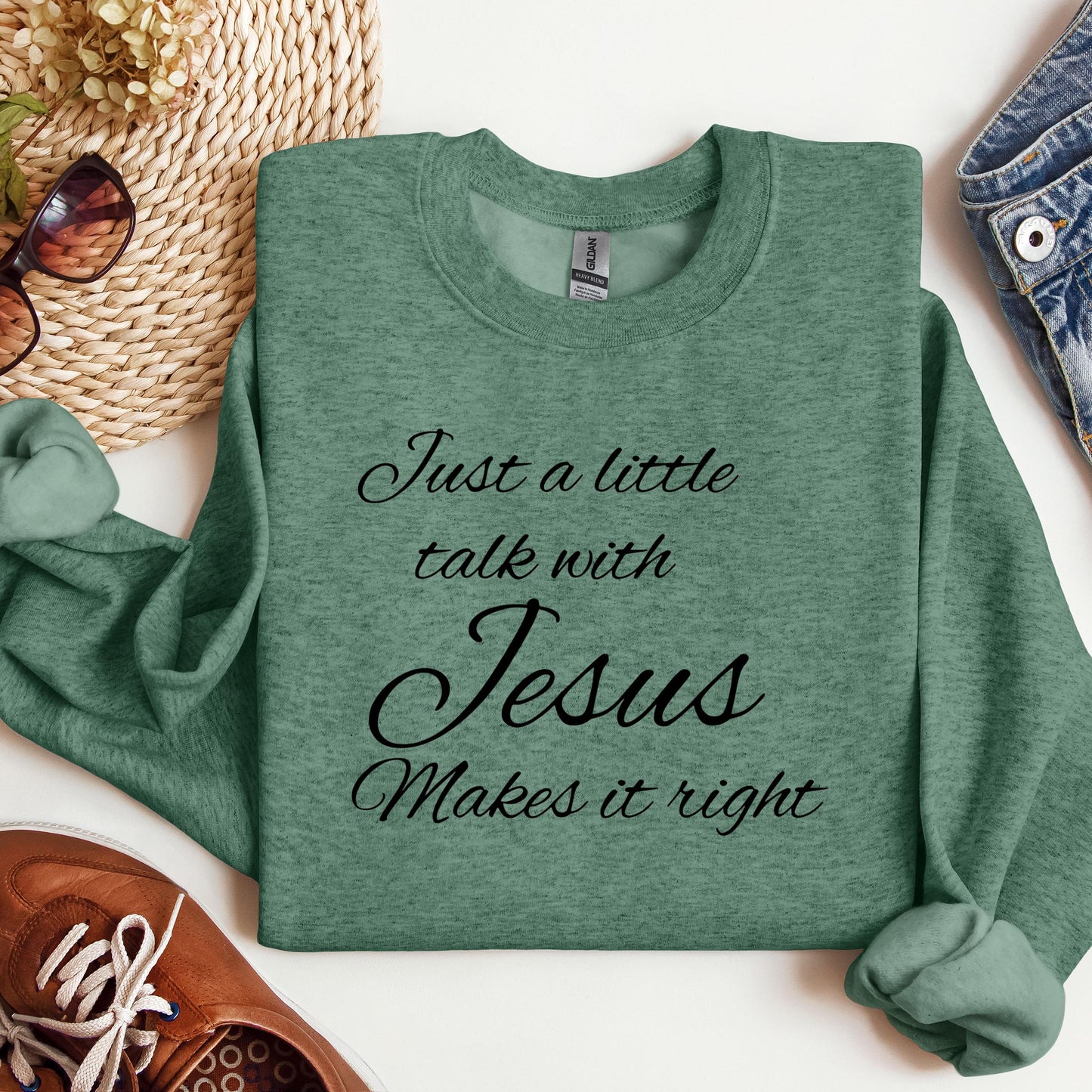 Just A Little Talk With Jesus Makes It Right