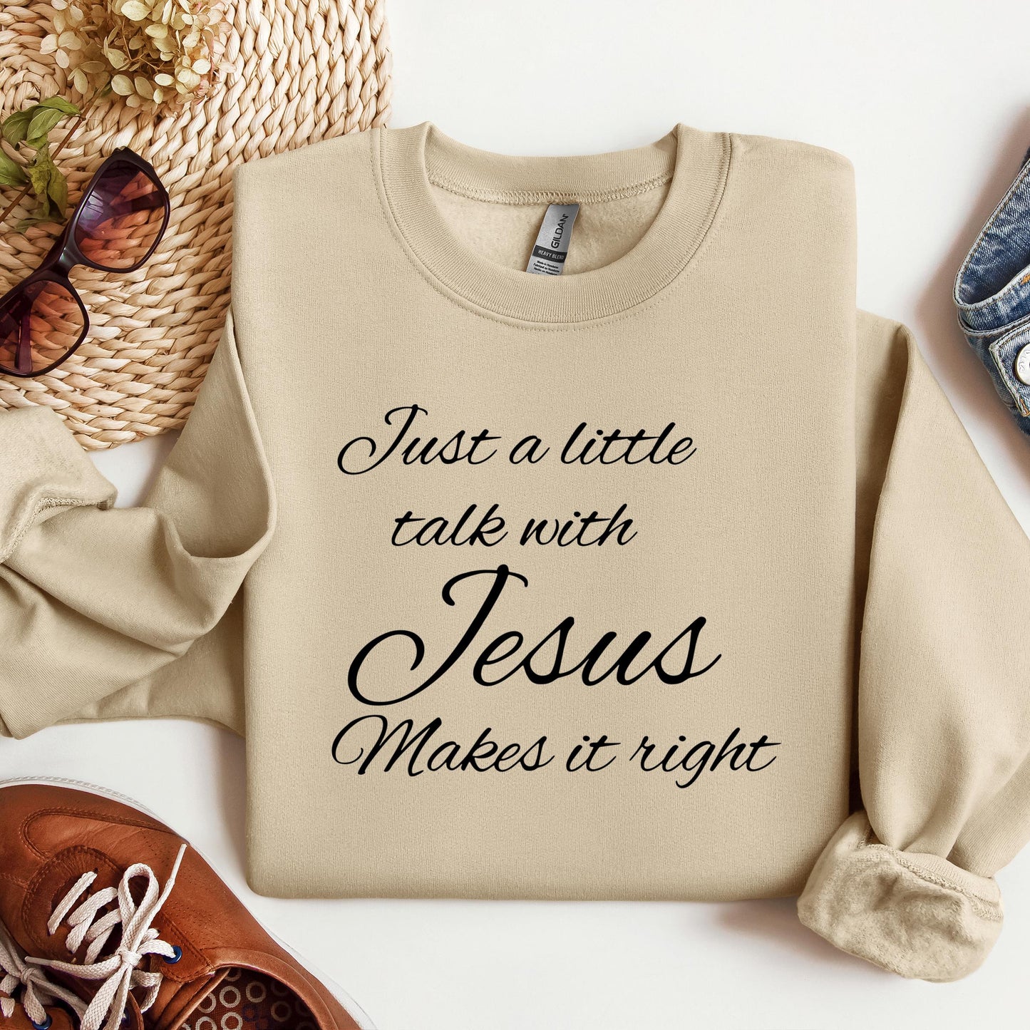Just A Little Talk With Jesus Makes It Right