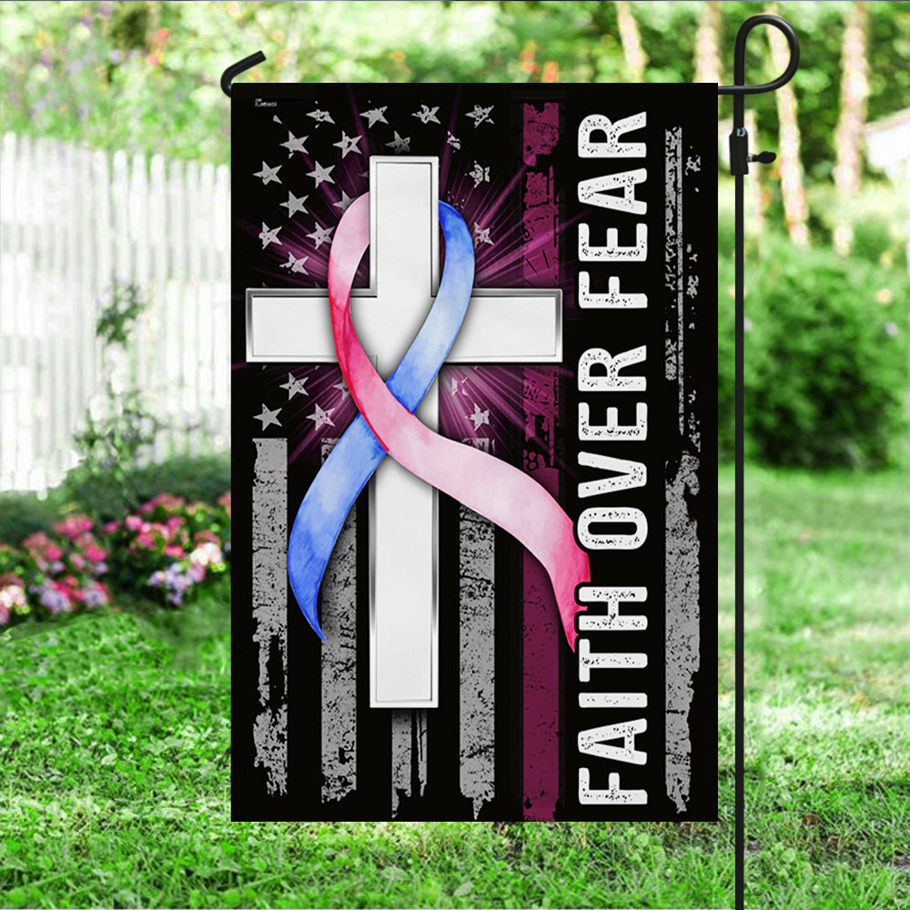 SIDS Flag Faith Over Fear Sudden Infant Death Syndrome Flag