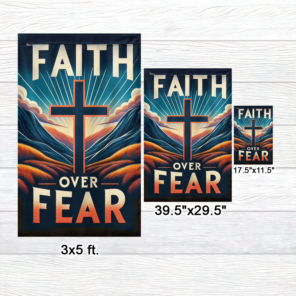 FLAGWIX  Faith Over Fear Flag