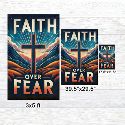 FLAGWIX  Faith Over Fear Flag