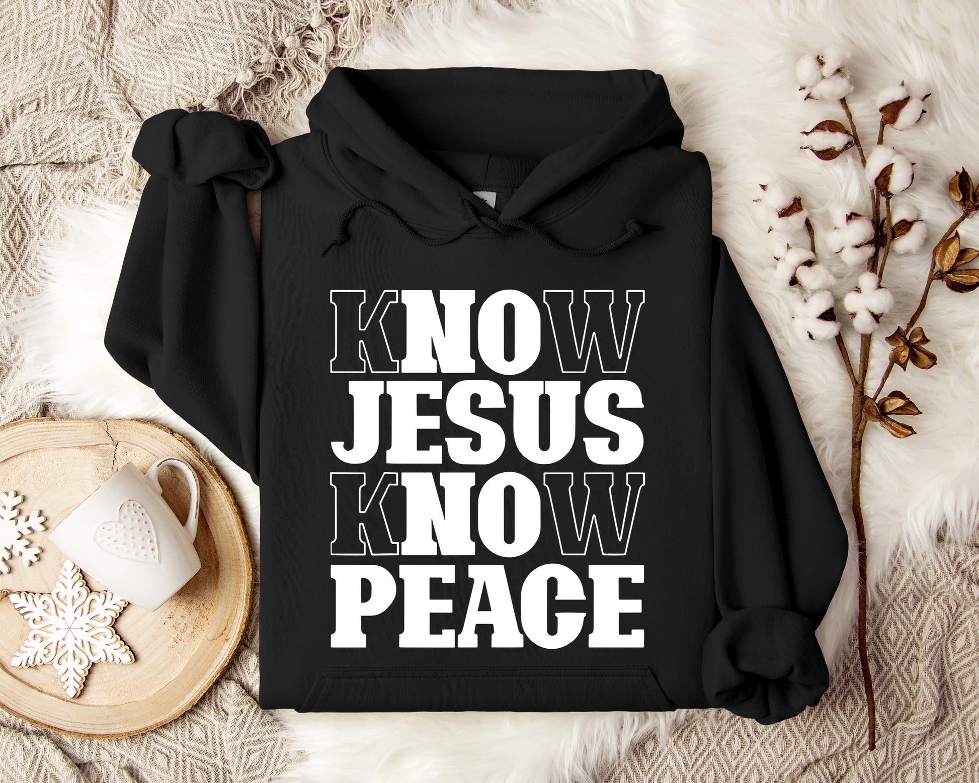 Know Jesus Know Peace 2 Hoodie