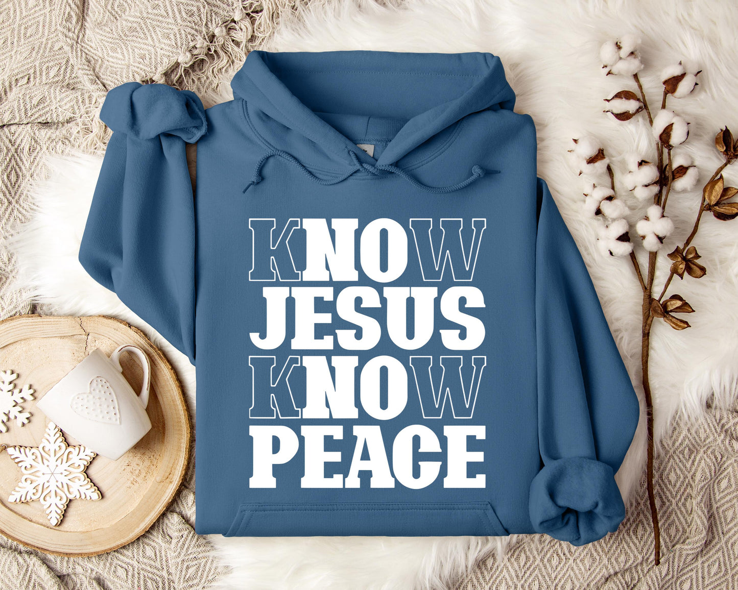 Know Jesus Know Peace 2 Hoodie