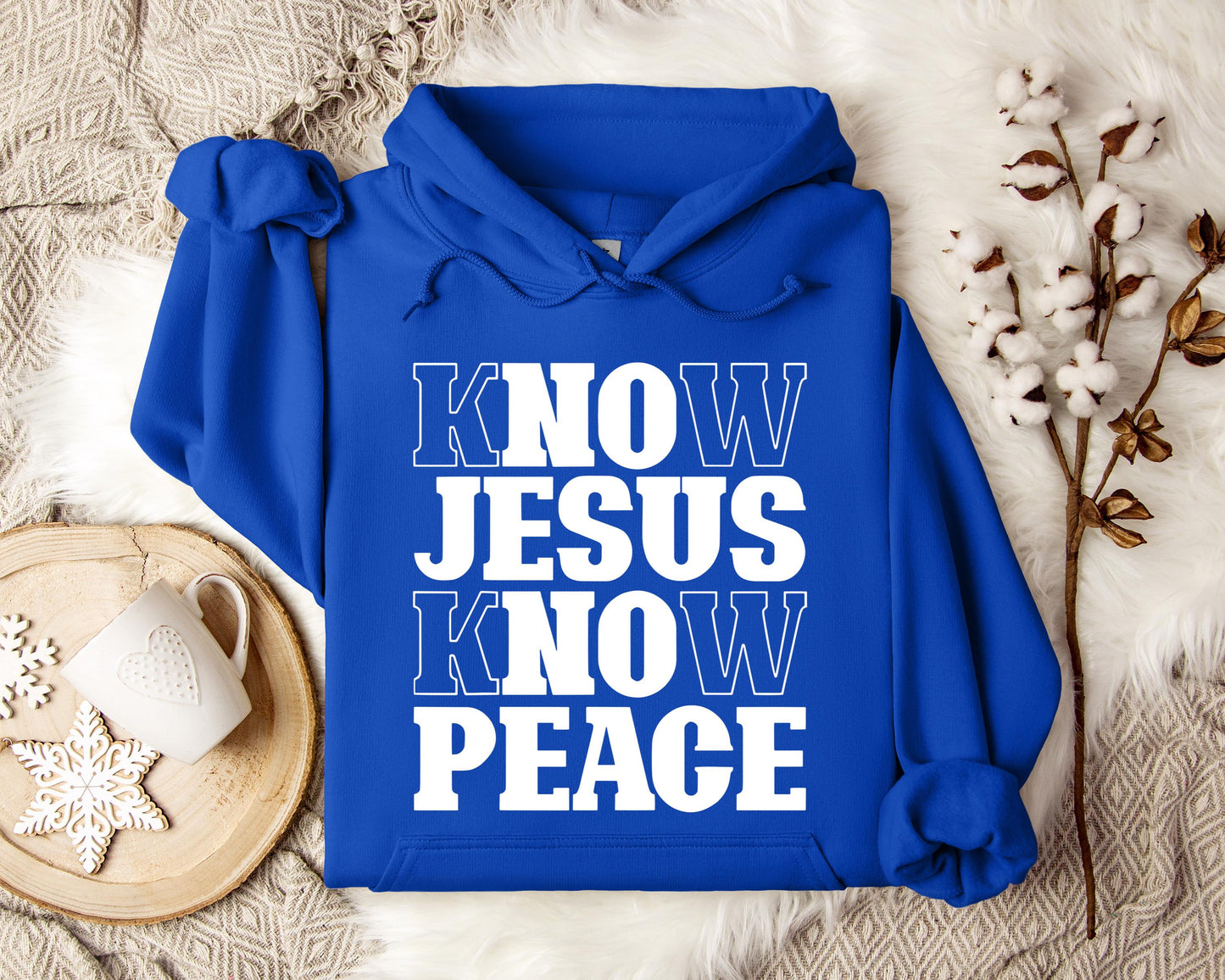 Know Jesus Know Peace 2 Hoodie