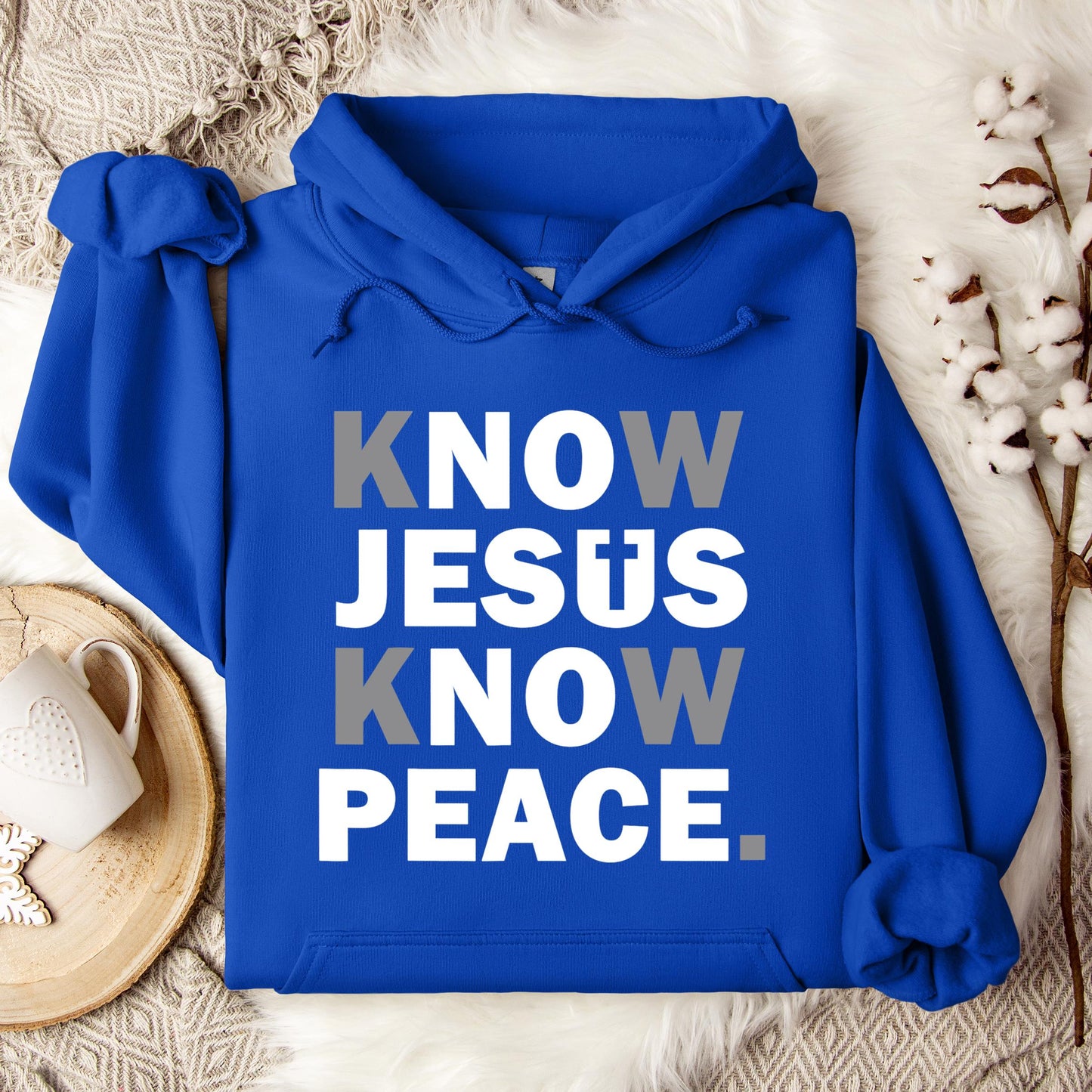 Know Jesus Know Peace 4 Hoodie