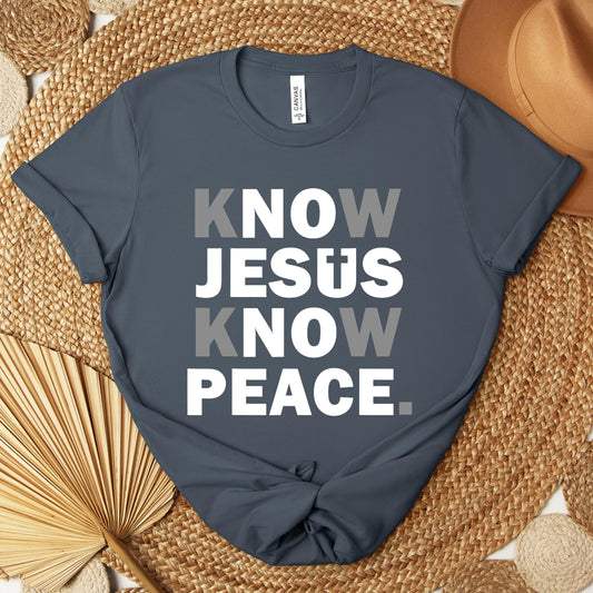 Know Jesus Know Peace 4 Premium T-shirt