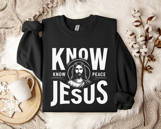 Know Jesus Know Peace Sweatshirt
