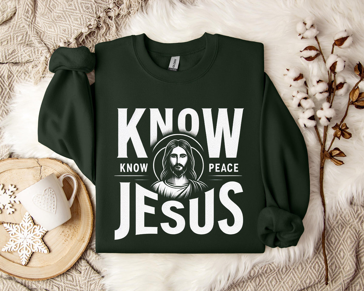 Know Jesus Know Peace Sweatshirt