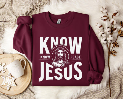 Know Jesus Know Peace Sweatshirt