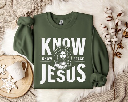 Know Jesus Know Peace Sweatshirt