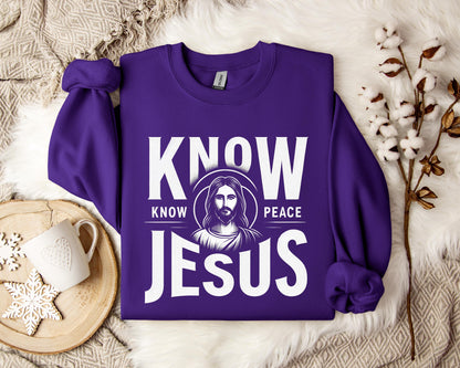 Know Jesus Know Peace Sweatshirt