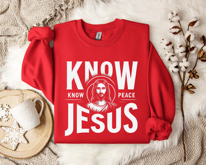 Know Jesus Know Peace Sweatshirt