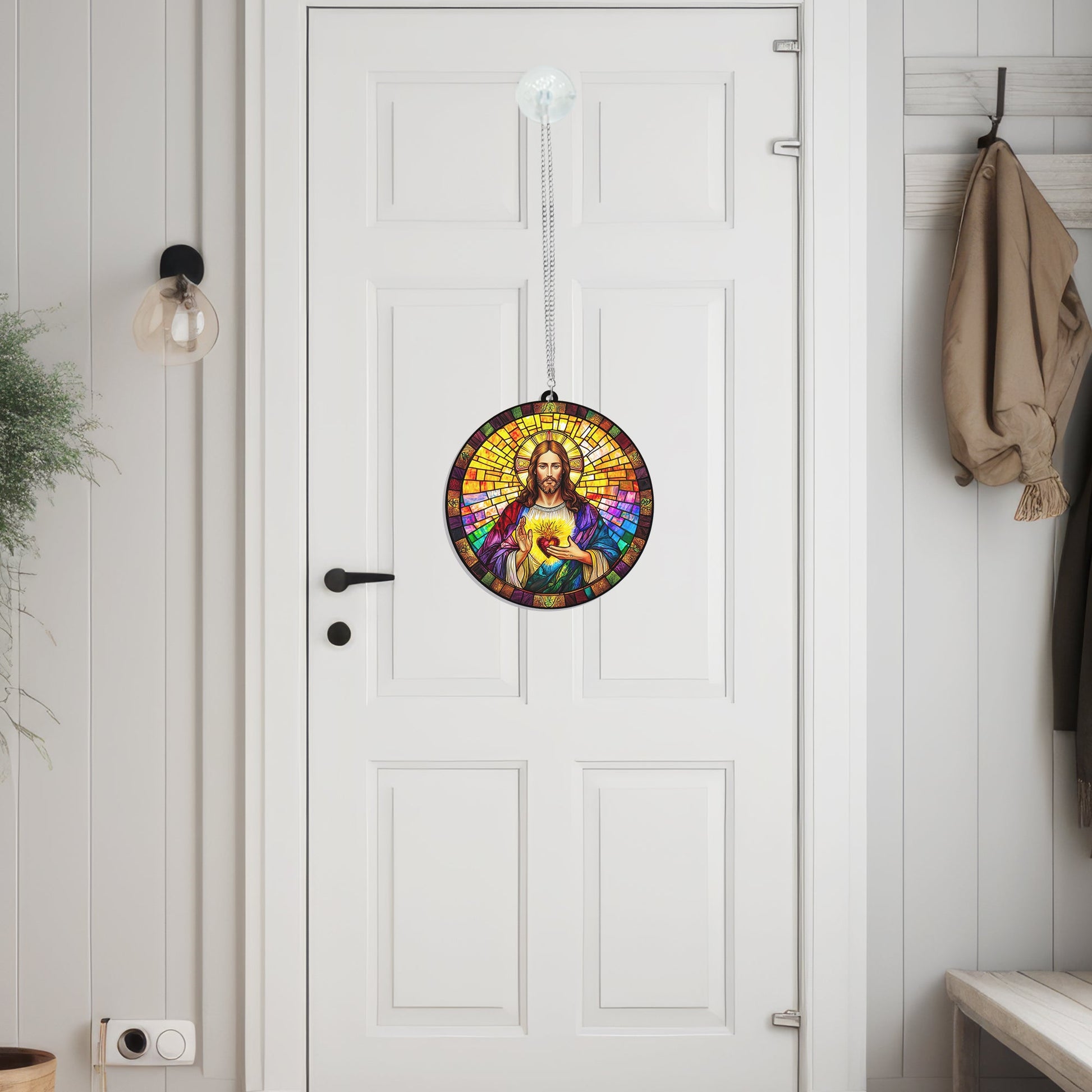 Sacred Heart of Jesus Suncatcher Acrylic Hanging