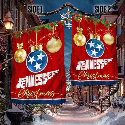Tennessee Christmas Flag