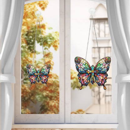 Christian Butterfly Acrylic Suncatcher Hanging