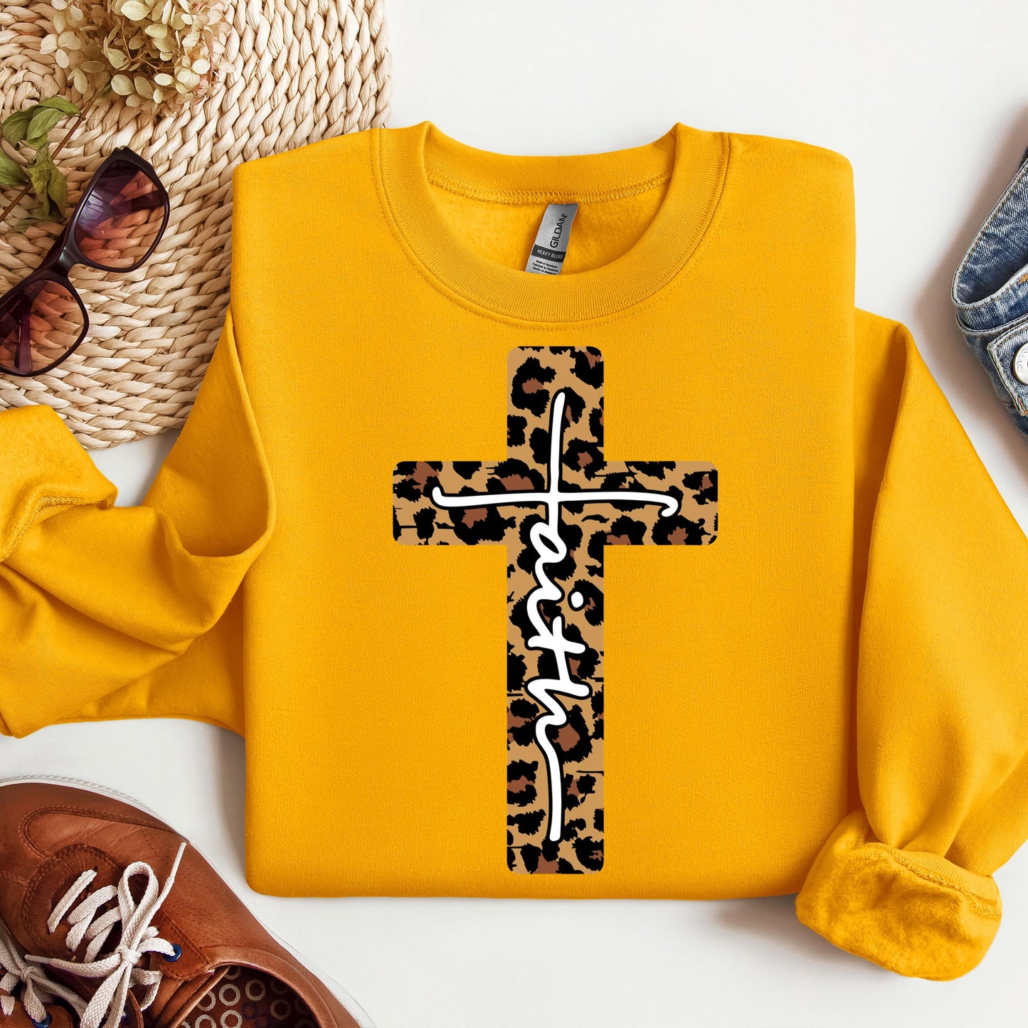 Leopard Faith Cross 01