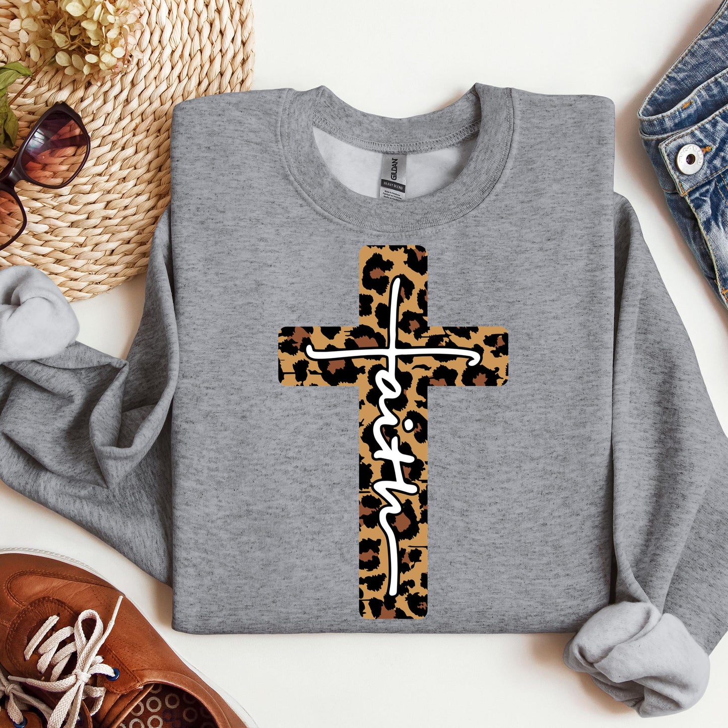 Leopard Faith Cross 01