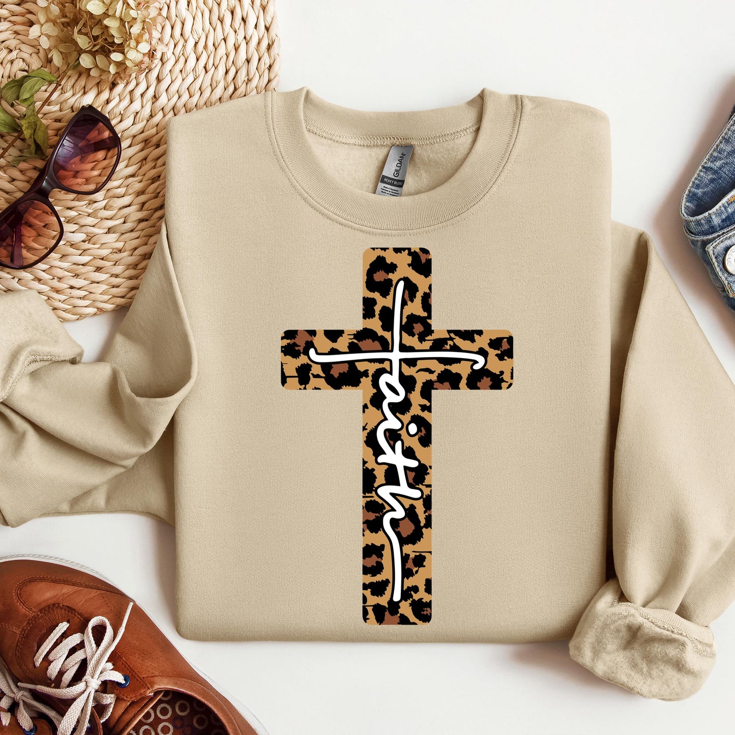 Leopard Faith Cross 01