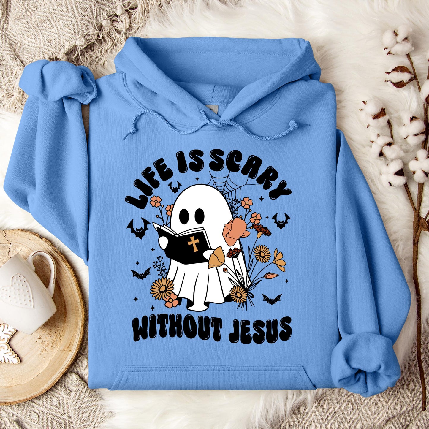 Life Is Scary Without Jesus 01 Hoodie