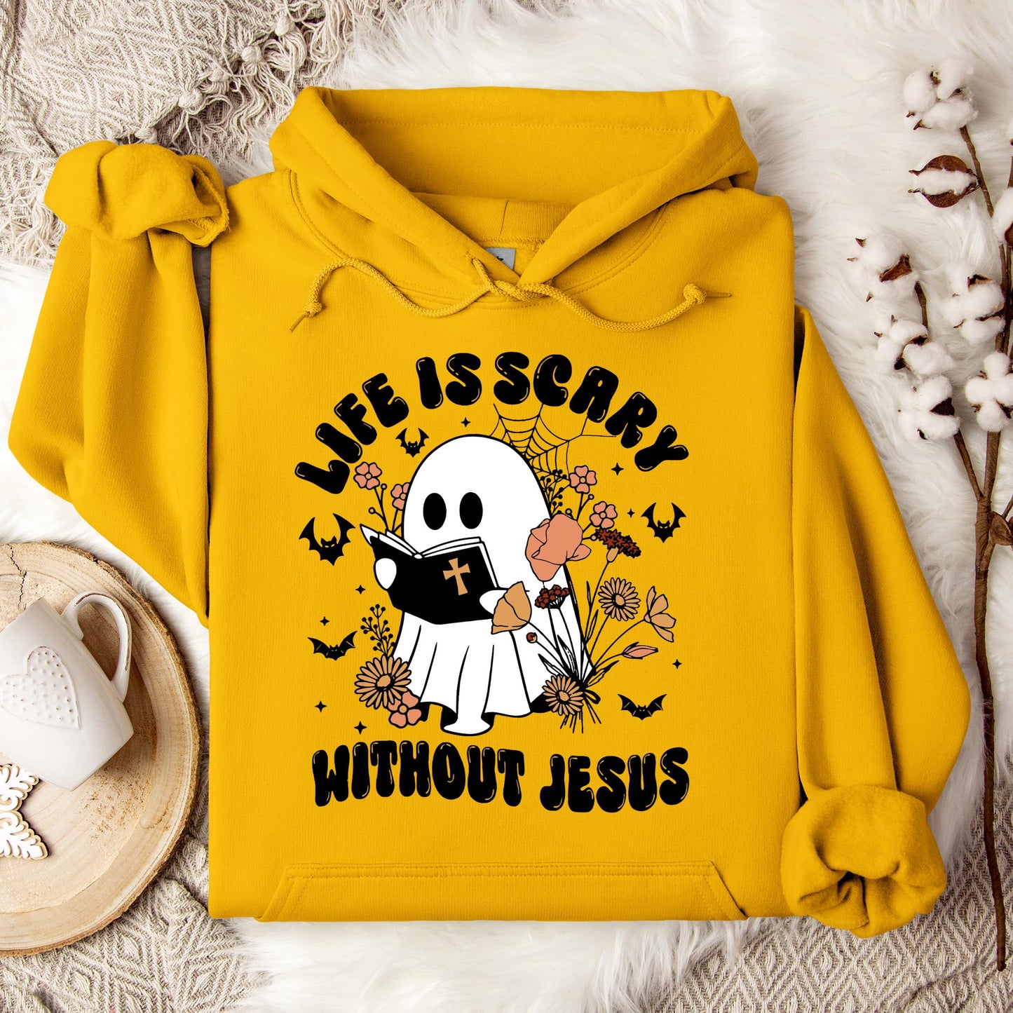 Life Is Scary Without Jesus 01 Hoodie