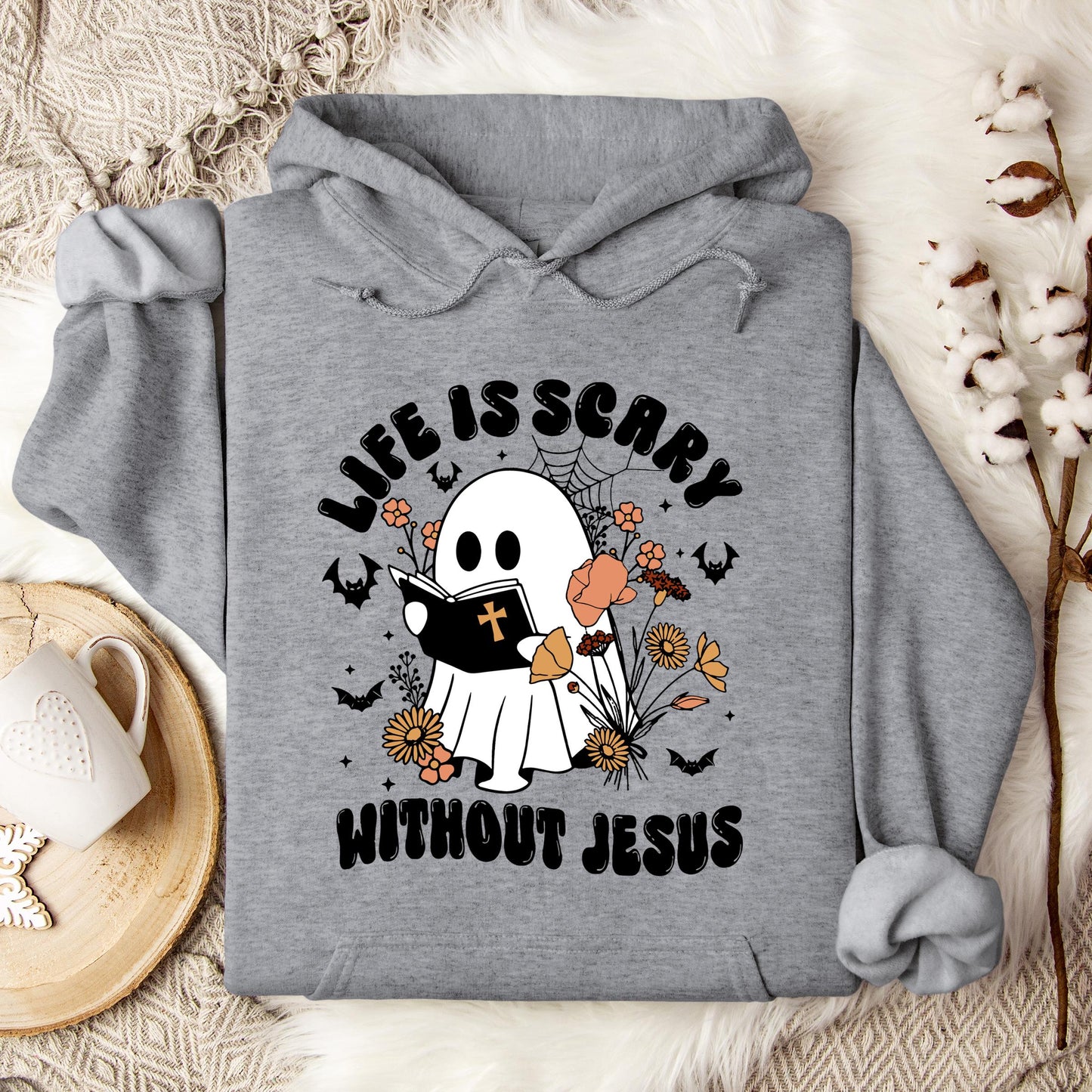 Life Is Scary Without Jesus 01 Hoodie