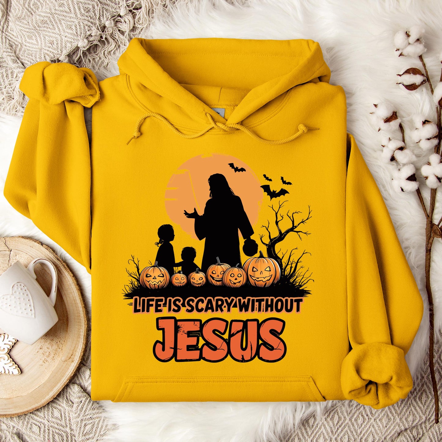 Life Is Scary Without Jesus 06 Hoodie