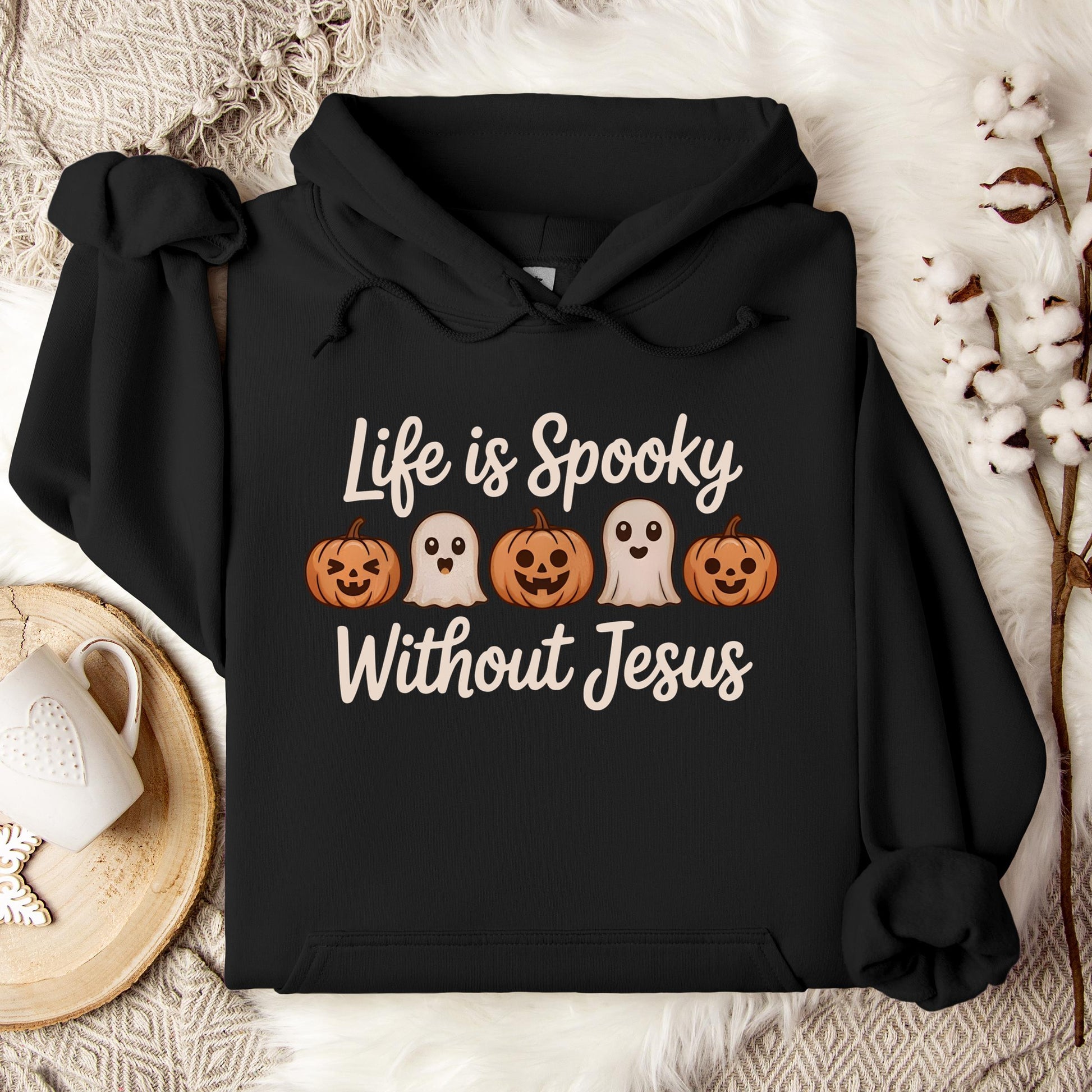 Life Is Spooky Without Jesus Hoodie