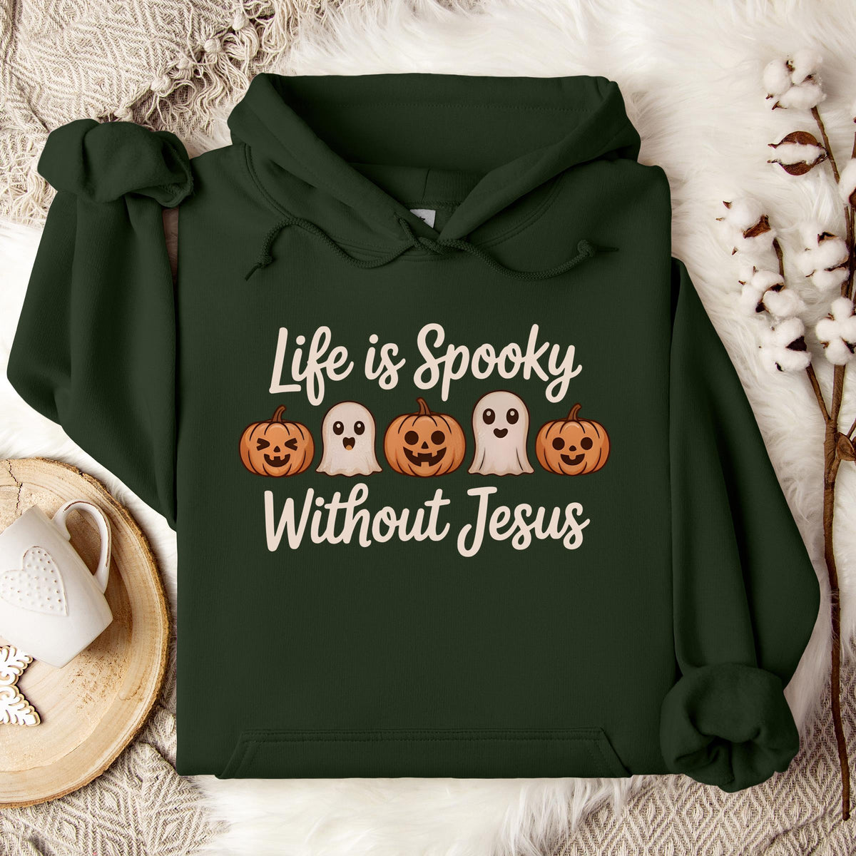 Life Is Spooky Without Jesus Hoodie